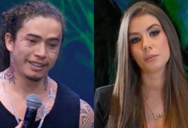 Whindersson Nunes se emociona com depoimento de ex-noiva no Faustão: 'Te amo'