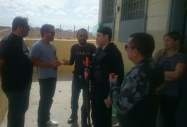 Sindicato dos Agentes Penitenciários faz vistoria no Presídio do Agreste
