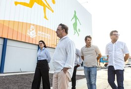 Prefeito Luciano destaca avanços nas obras do complexo esportivo e área de convívio social em Bananeiras