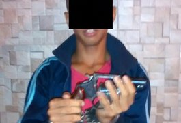 Menor é apreendido com arma de fogo no Centro de Arapiraca