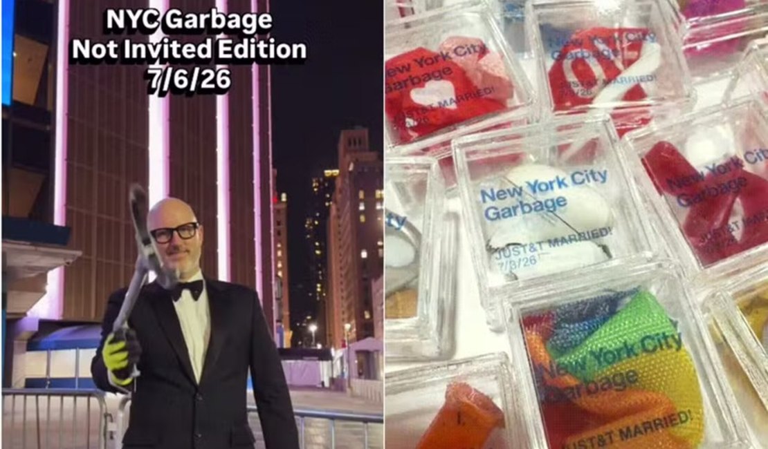 Fãs pagam R$ 130 por cubos com lixo do casamento de Taylor Swift