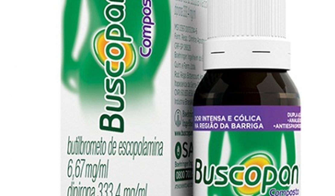 Buscopan Composto em gotas tem fabricação suspensa
