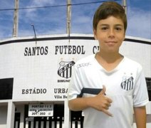 Alagoano é uma das promessas das categorias de base do Santos