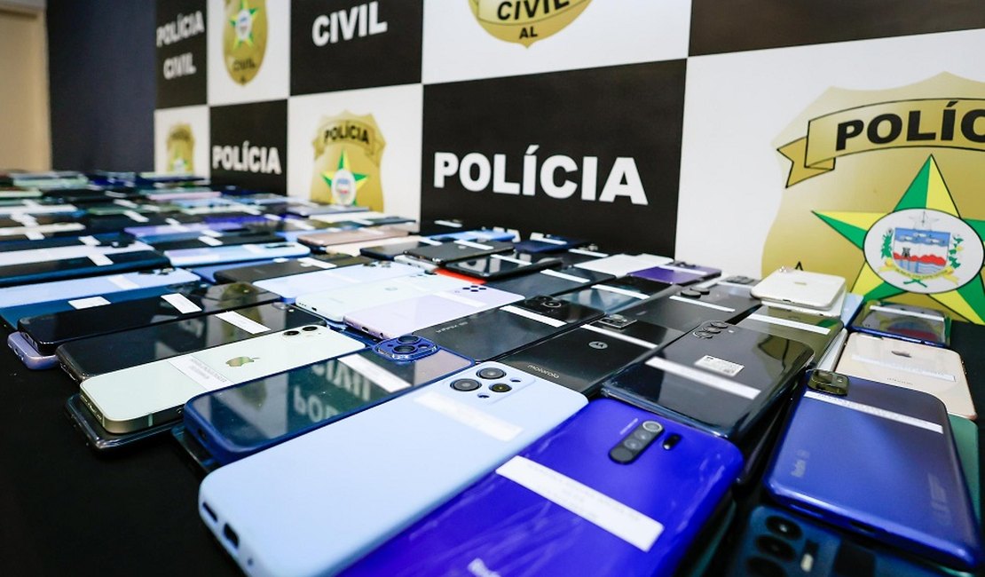 SSP recupera mais de 600 celulares roubados ou furtados e convoca proprietários para restituição