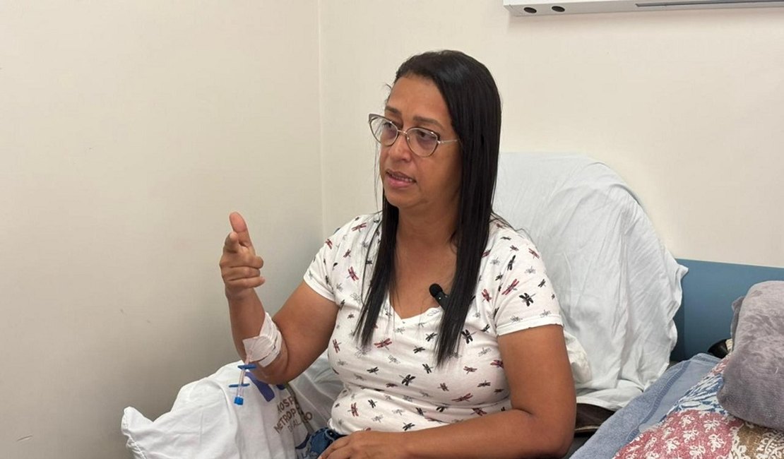 Vendedora tem a vida salva no Hospital Metropolitano de AL após sofrer AVC