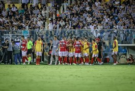 CRB sai atrás, vira o jogo, mas cede empate ao Ceará e segue sem vencer na Série B