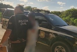 Polícia Civil prende foragido condenado a mais de 32 anos por estupro de vulnerável em Teotônio Vilela