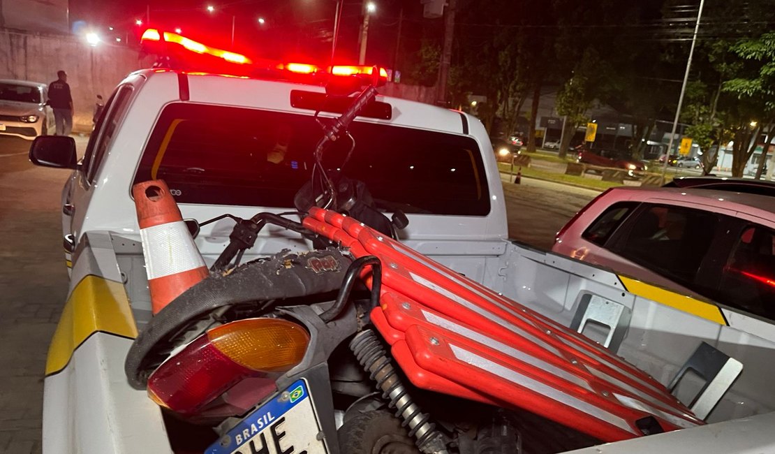 BPRv Recupera Moto Com Queixa De Roubo Durante Blitz Em Paripueira