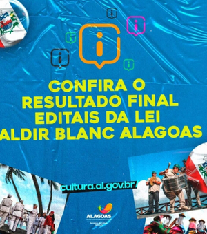 Cultura divulga resultado final de mais três editais da Lei Aldir Blanc