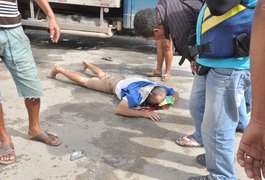 Pedreiro fica gravemente ferido em acidente entre motos, em São Miguel dos Campos