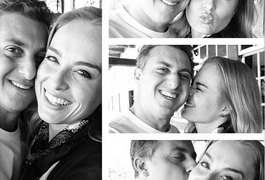 Angélica parabeniza Luciano Huck pelo aniversário de 45 anos