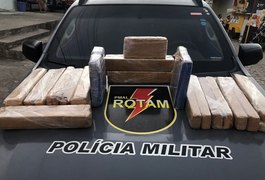 Mulher é presa em flagrante com mais de 26 kg de maconha no terminal rodoviário, em Alagoas