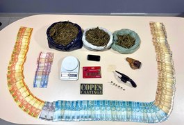 PM apreende armas e drogas durante ocorrências em Mata Grande e Joaquim Gomes