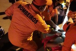 Motociclista fica ferido após colidir com cavalo, no Sertão