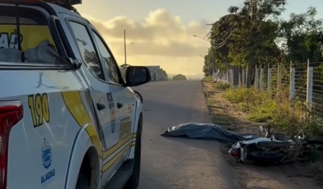 Motociclista sofre queda ao passar por quebra-molas e morre na AL-486, em Craíbas