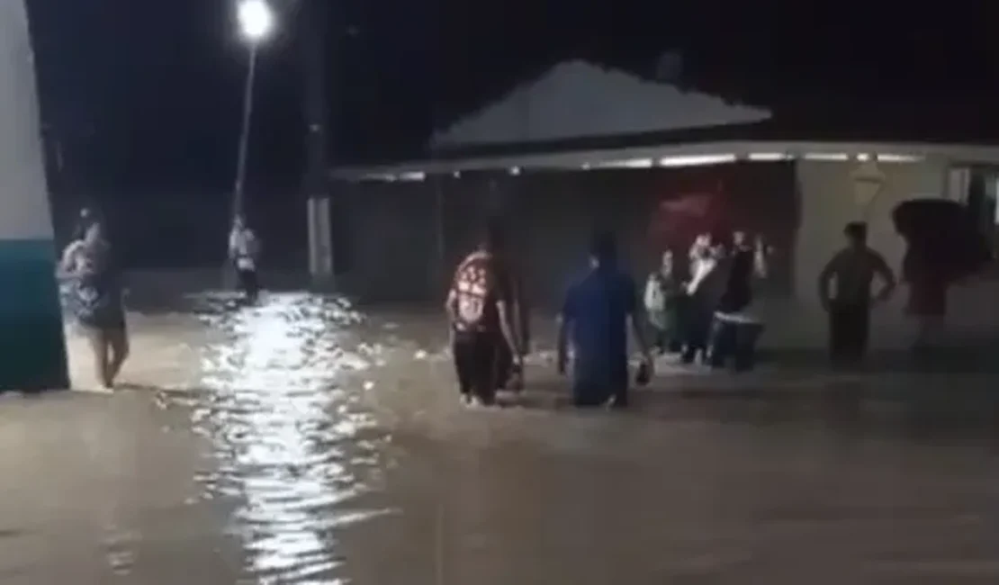 Município alagoano declara situação de emergência após fortes chuvas
