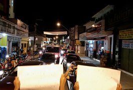 Comerciantes de Arapiraca fazem protesto pedindo mudança de sinalização