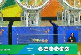 Mega-Sena, concurso 2923: prêmio acumula e vai a R$ 20 milhões