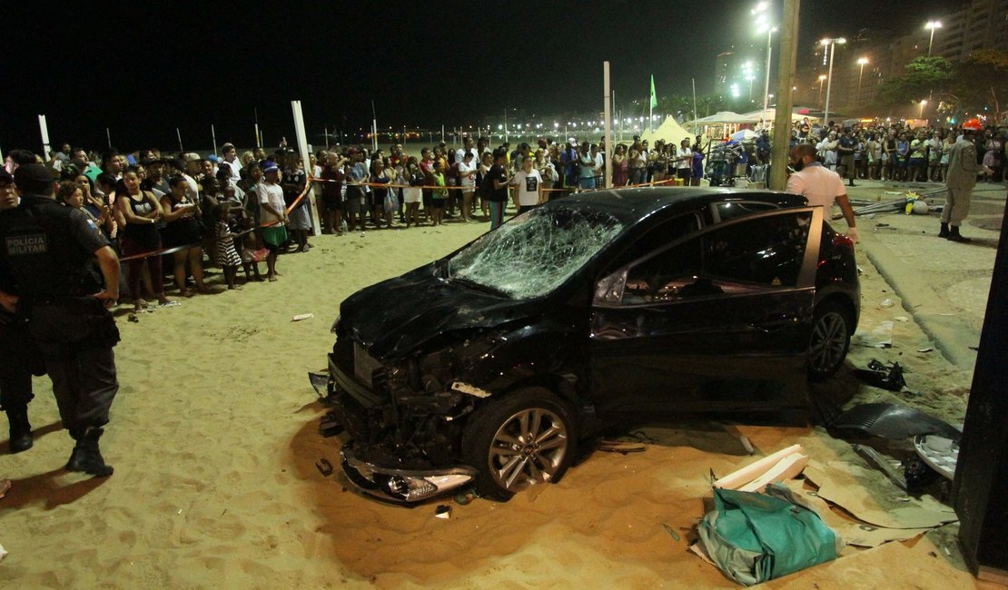 Motorista que atropelou 17 em Copacabana não havia ingerido bebida alcoólica, aponta exame