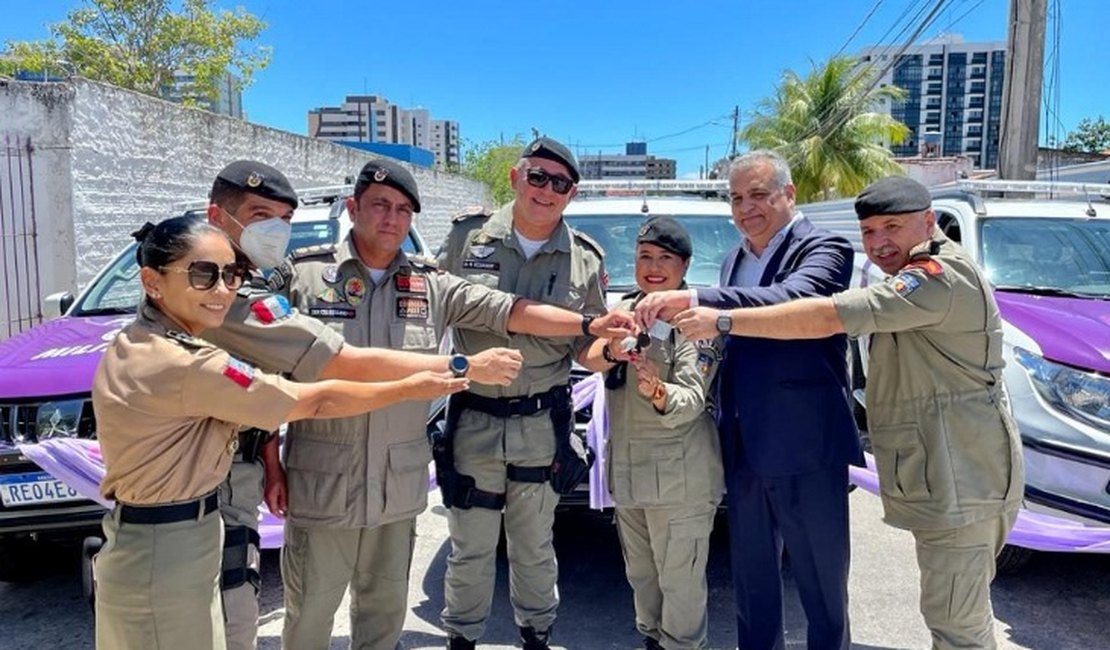 SSP entrega novas viaturas para a Patrulha Maria da Penha