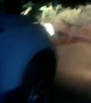 Vídeo: Homens são flagrados cavando buraco para furtar água em Girau do Ponciano