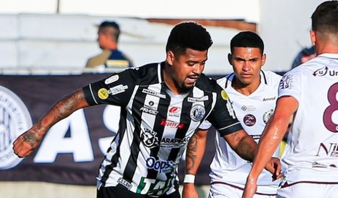 Diretoria do ASA comunica que o jogador Diogo Vitor não faz mais parte do elenco Alvinegro