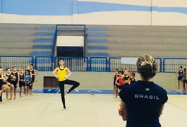 Conheça a trajetória de Duda Arakaki, alagoana que conquistou o ouro na Copa do Mundo de Ginástica Rítmica