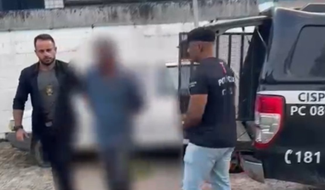 Polícia Civil prende foragido por roubo e tentativa de feminicídio em Chã Preta