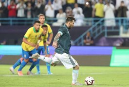 Com gol de Messi, Brasil perde por 1 a 0 em amistoso contra a Argentina