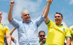 Flávio Bolsonaro e Alfredo Gaspar em Arapiraca