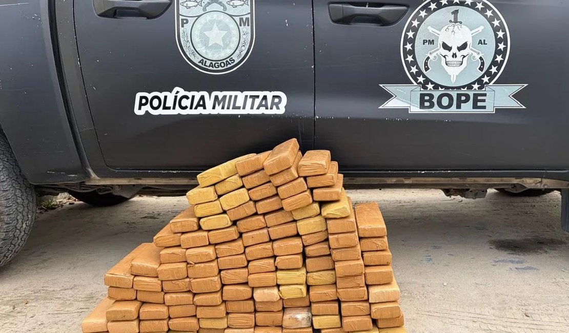 Idoso é preso com 100 kg de maconha durante abordagem policial em Marechal Deodoro