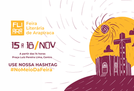 Com entrada franca,  Feira Literária de Arapiraca começa hoje