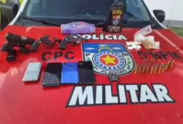 Operação policial cumpre mandados e prende envolvidos com facção criminosa na capital alagoana