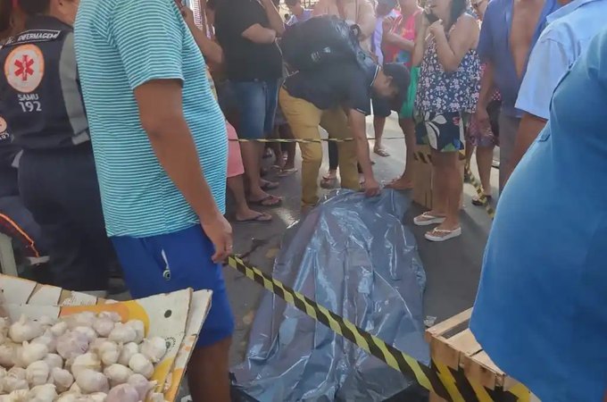 Homem de 58 anos cai no chão e morre em feira de União dos Palmares