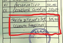Prostíbulo no Ceará cobra taxa de 50% para cliente dos Estados Unidos: 'Tarifa do Trump'