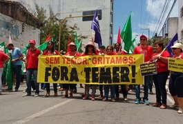 CUT e outras centrais sindicais fazem protestos contra Temer pelo país
