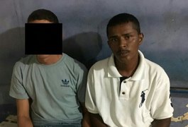 Jovens são detidos com moto roubada, no Canafístula, em Arapiraca
