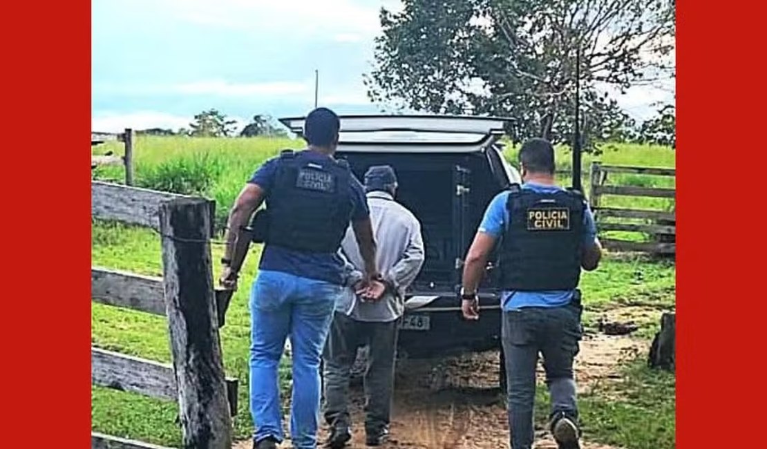 Caseiro é preso por abusar sexualmente da filha dos patrões por mais de oito anos em MT