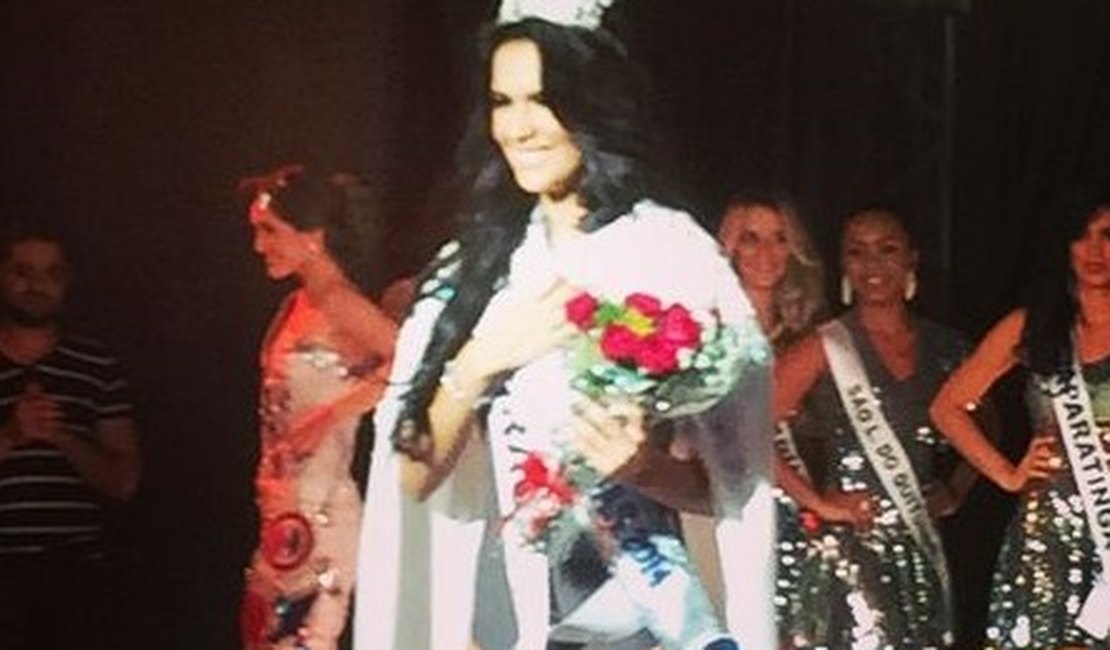 Arapiraquense Aline Macedo é eleita Miss Alagoas 2014