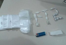 Dupla é capturada em feira livre comercializando drogas, no Sertão