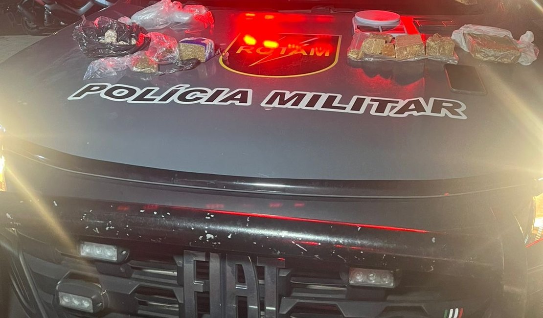 ROTAM prende indivíduo por tráfico de drogas no bairro do Vergel, em Maceió