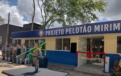 Inauguração do prédio do pelotão mirim no 3° BPM