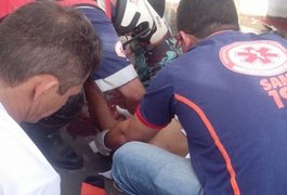 Em alta velocidade, motociclista sofre grave acidente no Bosque das Arapiracas