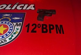 Polícia Militar prende homem por porte ilegal de arma na Cidade Universitária, em Maceió