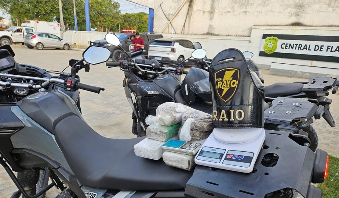 Polícia Militar apreende 3Kg de maconha durante patrulhamento em Maceió