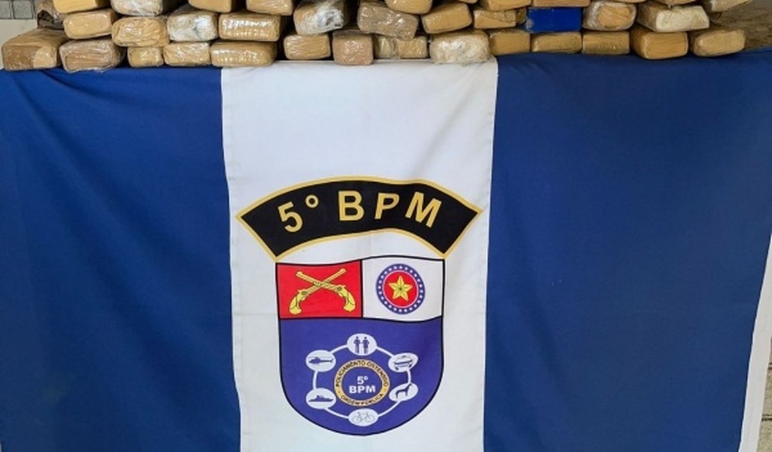 Suspeito que iria distribuir 56kg de drogas é preso em Maceió