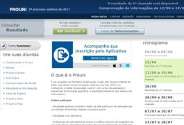 MEC divulga o resultado do Prouni do 2º semestre de 2017