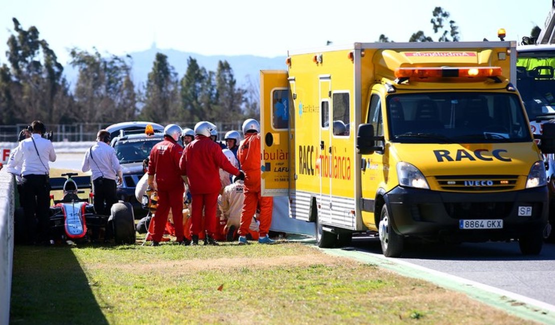 Fórmula 1: Alonso sofre grave acidente na manhã do domingo