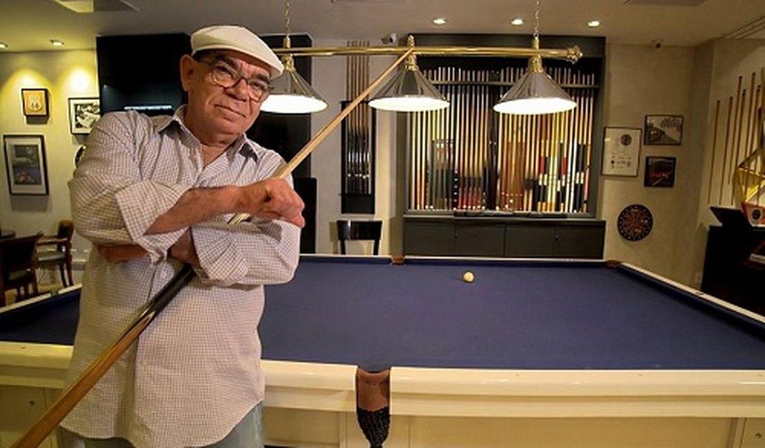 Morre Rui Chapéu, lenda da sinuca brasileira, vítima de infarto