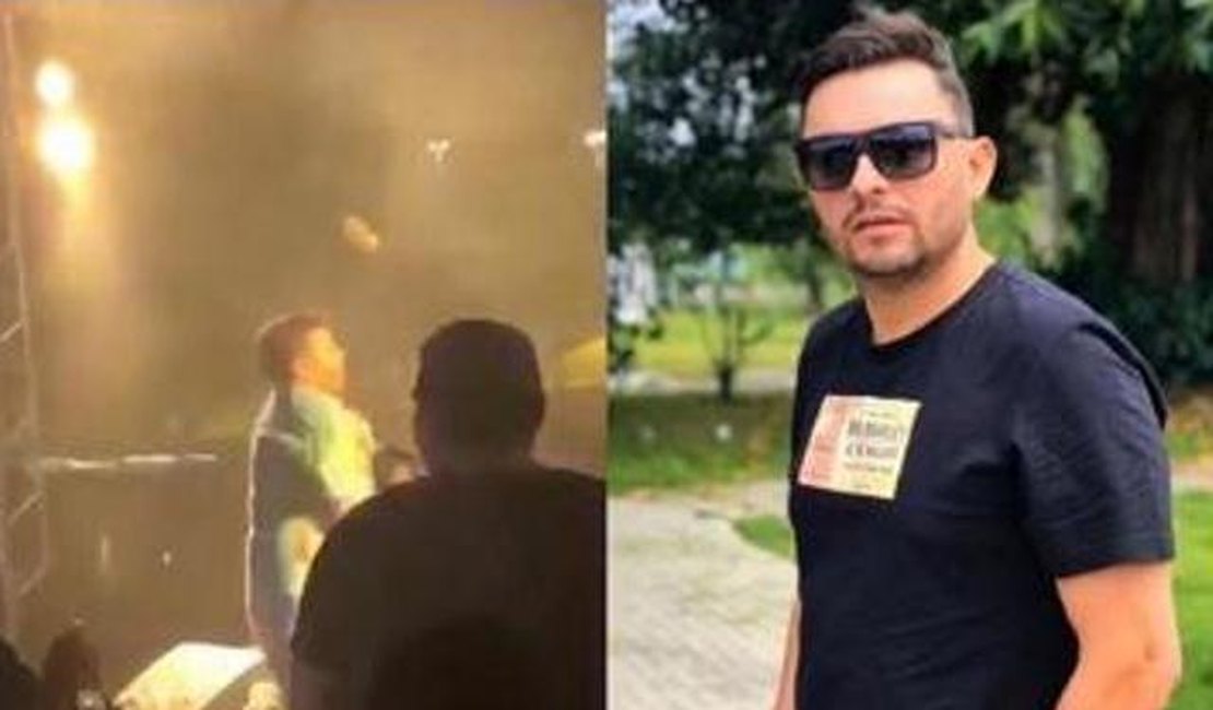 Vídeo. Show de Mano Walter é interrompido após cantor ser atingido por latinha